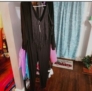 HTF 🌶🌶 Nwt Asos fringe jumpsuit 18